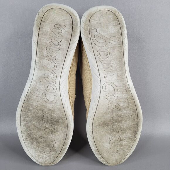Sam Edelman Kassie Espadrilles Womens Size 10 M Slip-On Natural metallic weave - Picture 11 of 15